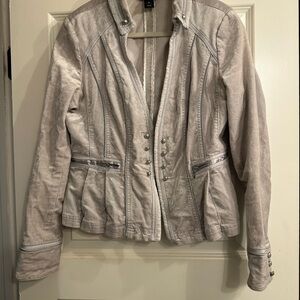 White House Black Market lavender velvet jacket- 12